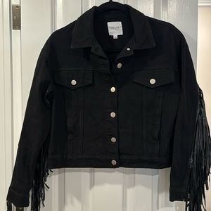 Black Le Lis Cropped Jacket